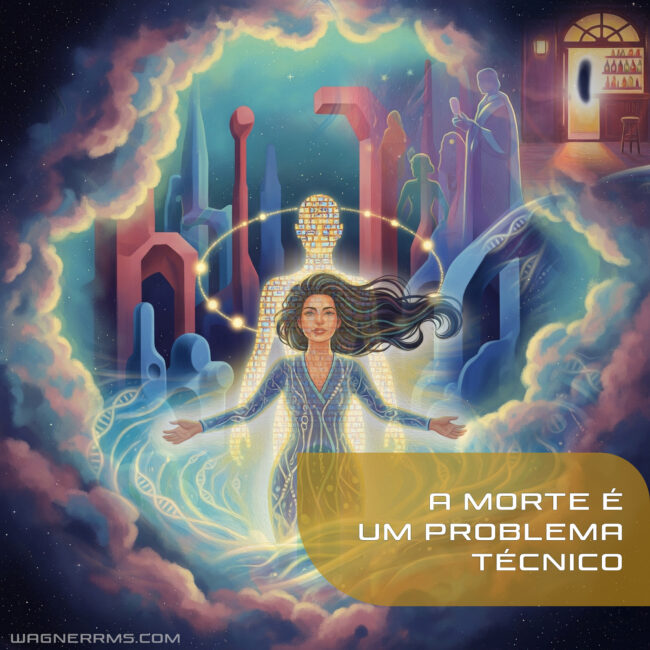 Mulher renascendo como ser digital